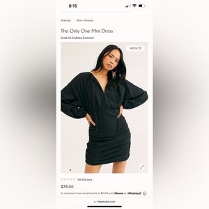 Free people The Only One Mini Dress